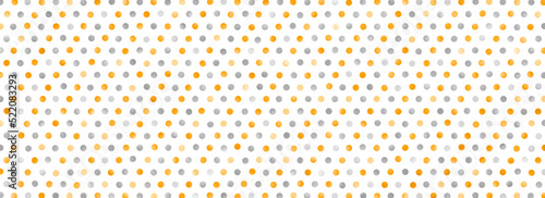 ハロウィンの背景、水彩風水玉模様