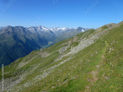 Stubai high-altitude hiking trail, lap 2 in Tyrol, Austria