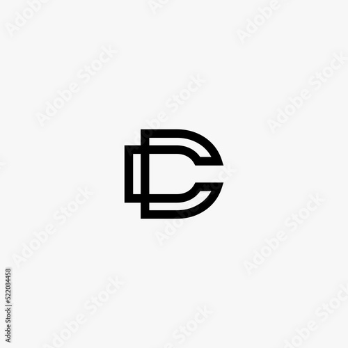 Free Download Initial letter mark  DC CD logo design template - GFXLoad
