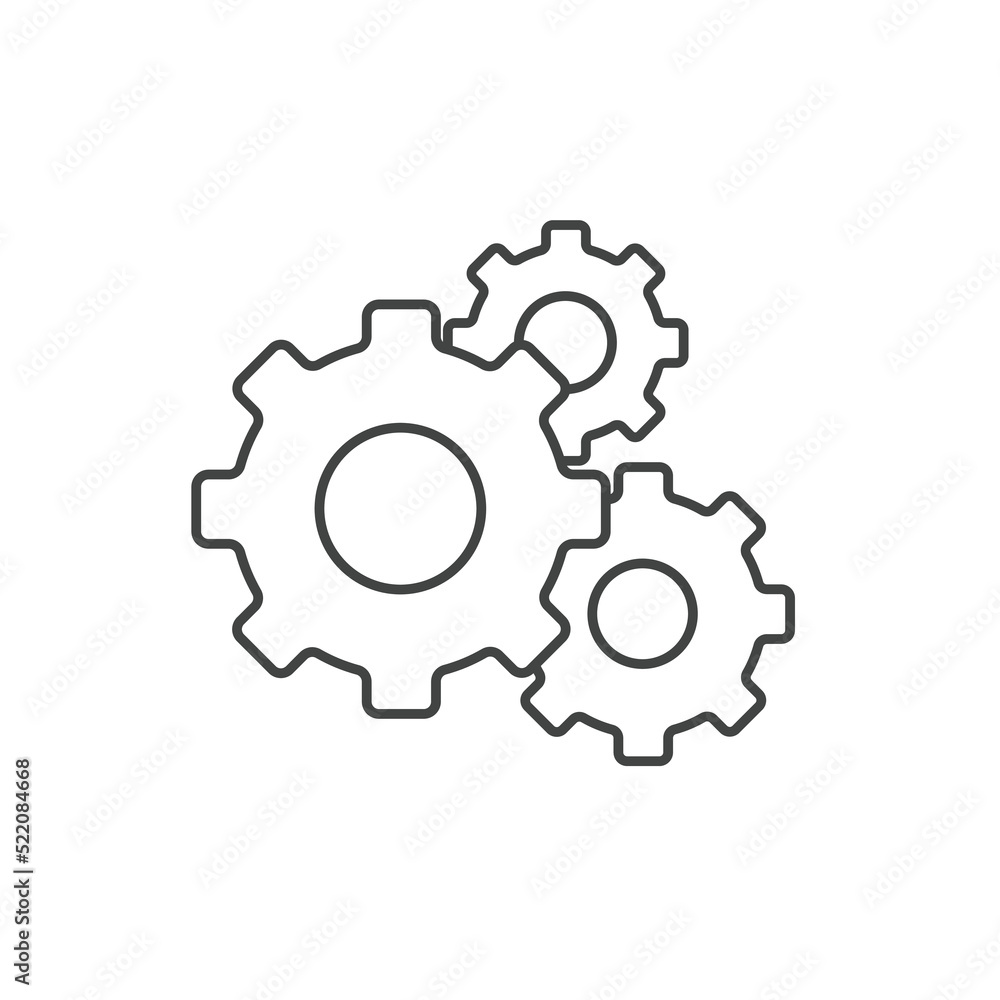 gear icons symbol vector elements for infographic web gear icons symbol vector elements for infographic web