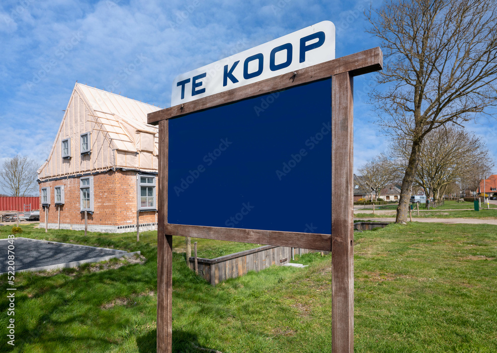 Fototapeta premium Te Koop || For Sale