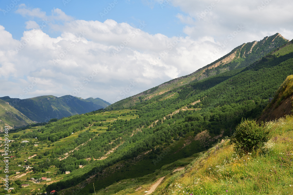 Beautiful mountain landscape of Dagestan, Russia