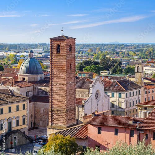 Church of San Martino, view of the Pietrasanta Cathedral