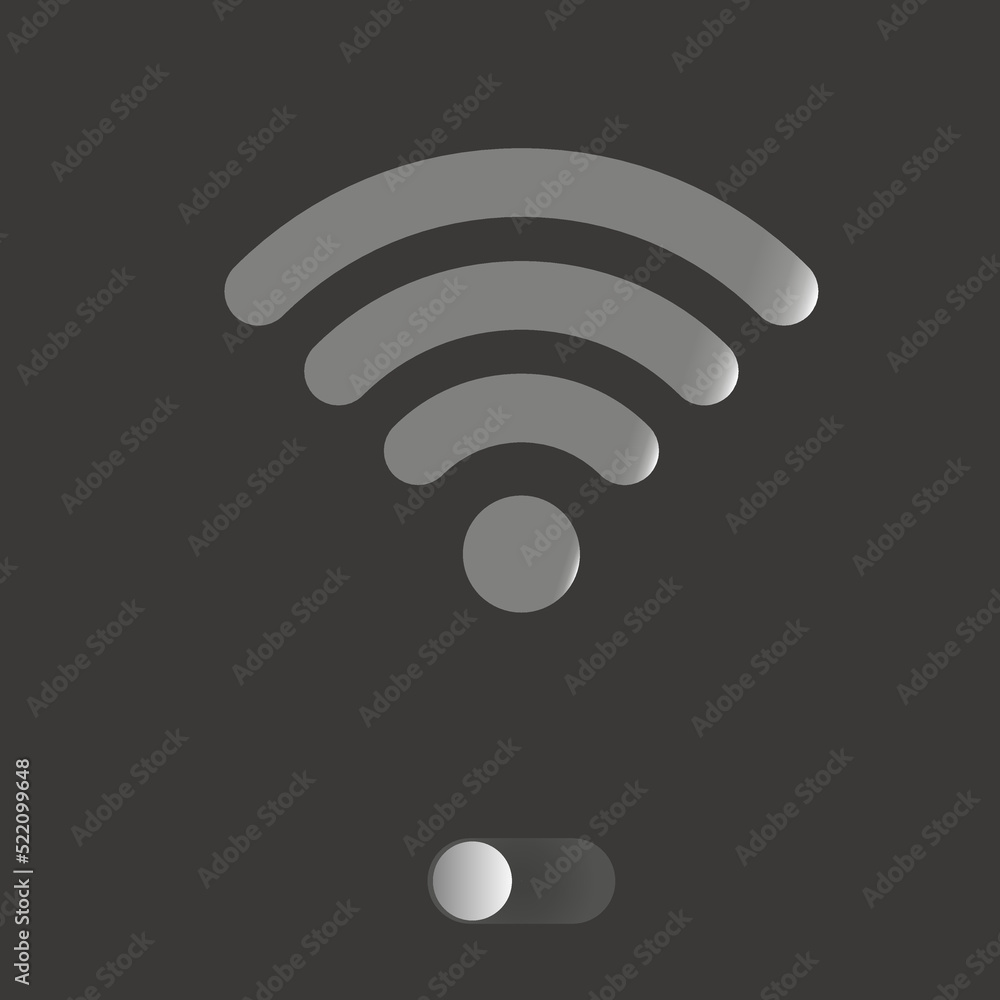 WIFI icon vector, Wireless internet Sign isolated on black background, Icon with gradient for graphic and web design. WIFI icon vector, Wireless internet Sign isolated on black background, Icon with gradient for graphic and web design.