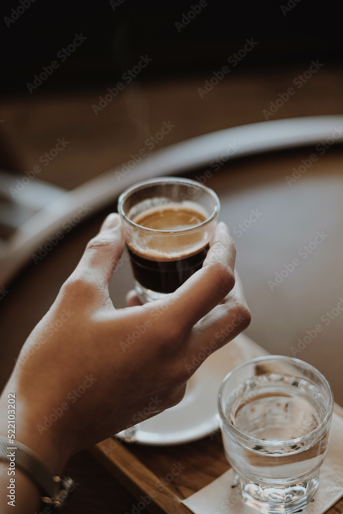 Coffee close up. having a cup of coffee Coffee close up. having a cup of coffee