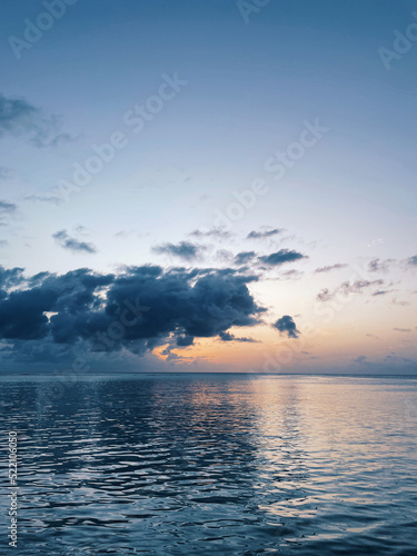 Beautiful sunset under an ocean © Artem Varnitsin