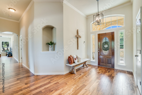 Home entrance and entryway