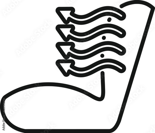 Car back seat ventilation icon outline vector. Auto service