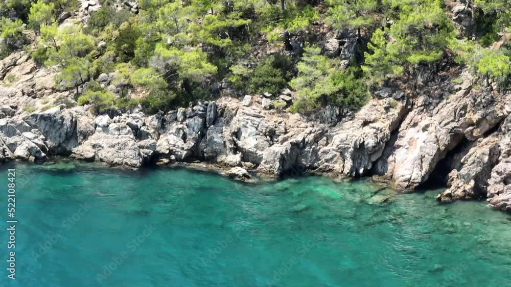 Dalyan Turkey drone aerial view. Bays of turkey. Fethiye. 
