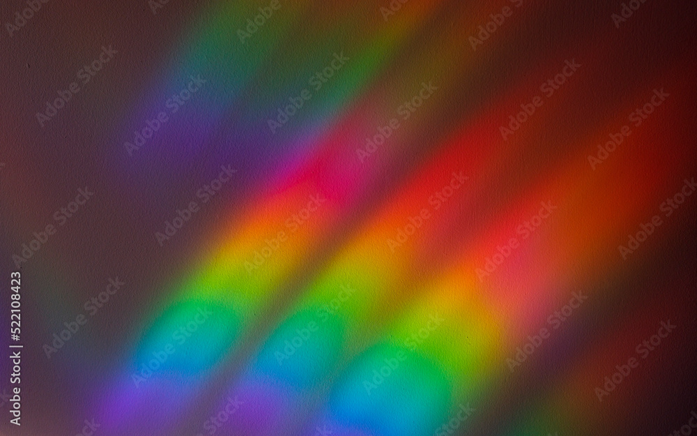 Beautiful spectral gradient of sunlight on the wall. Beautiful spectral gradient of sunlight on the wall.