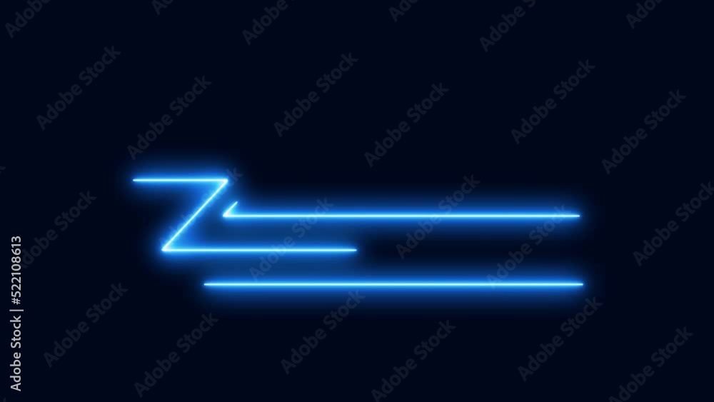 Neon blue animated icon of lines, ribbons. Running light track, beam. Bright glow. LED stream. Cosmic energy. lightning voltage. Screensaver for logo, intro, business, technology, discounts. 4k Neon blue animated icon of lines, ribbons. Running light track, beam. Bright glow. LED stream. Cosmic energy. lightning voltage. Screensaver for logo, intro, business, technology, discounts. 4k