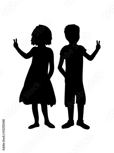 Geschwister Crew Bruder Schwester 