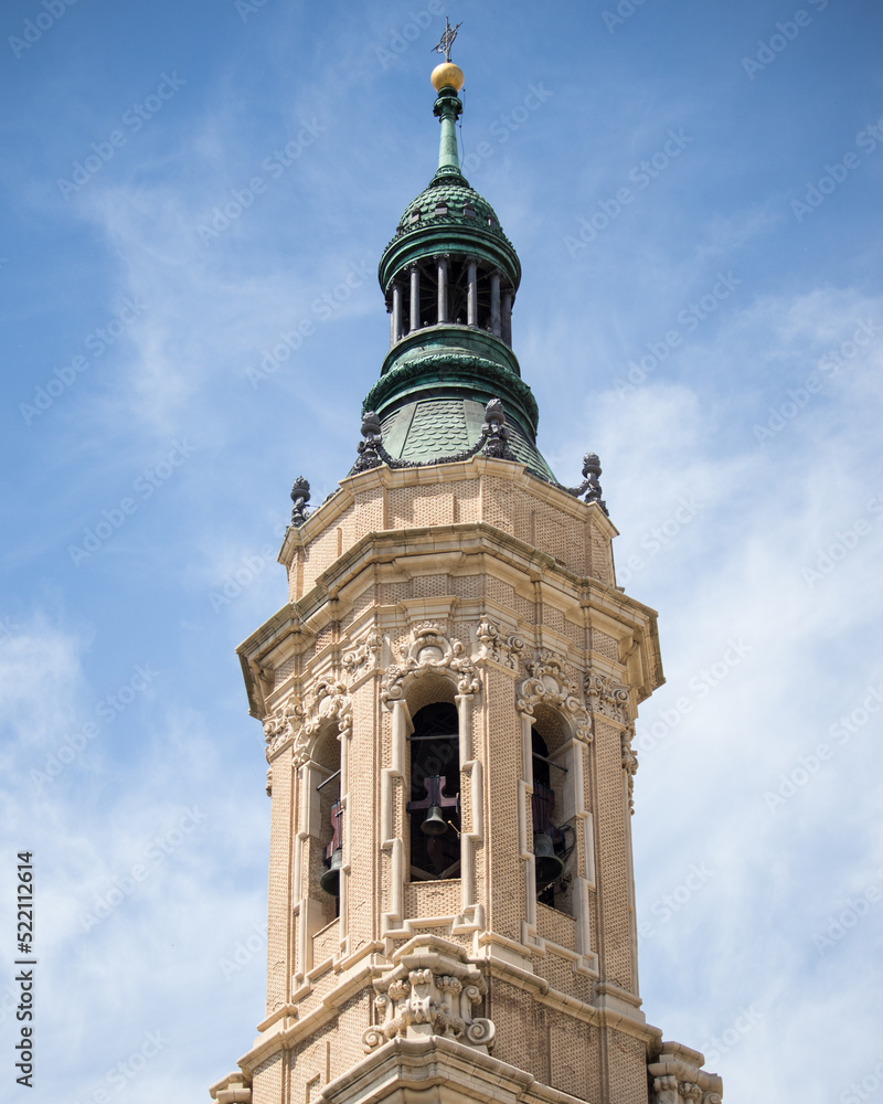Fototapeta premium Detail of a building, Dome of a church