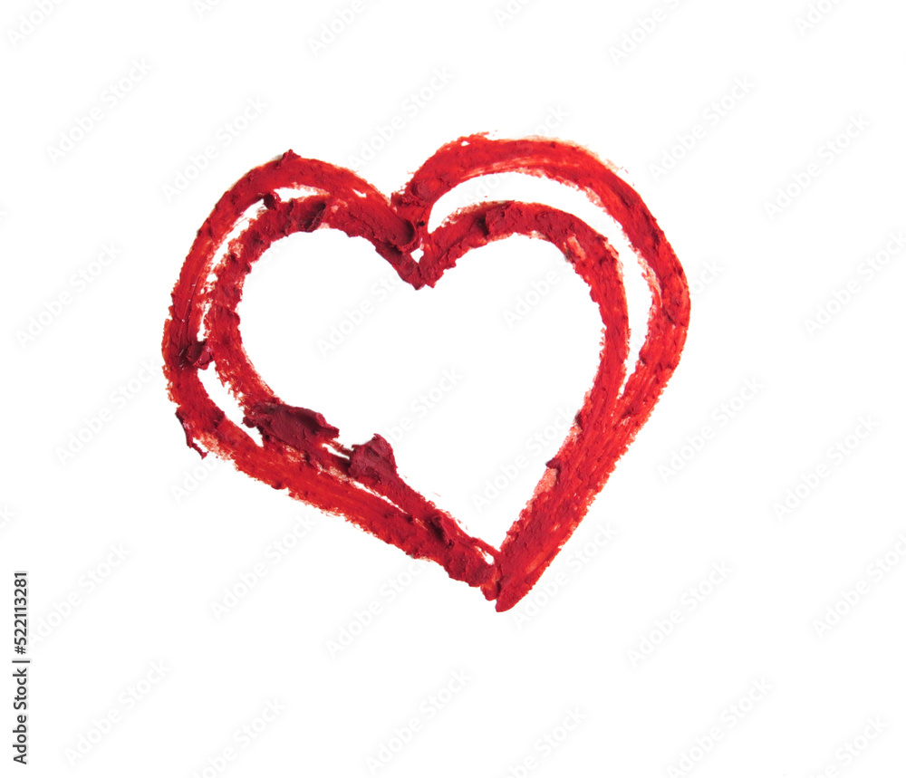 smashed red heart shaped smashed red heart shaped