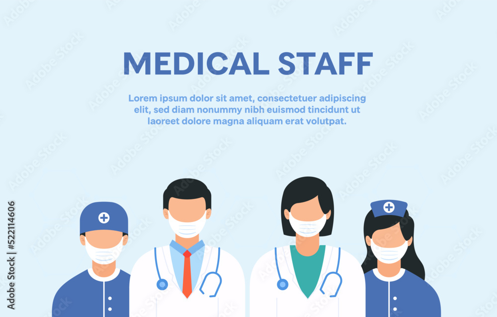 Illustration of doctor or nurse