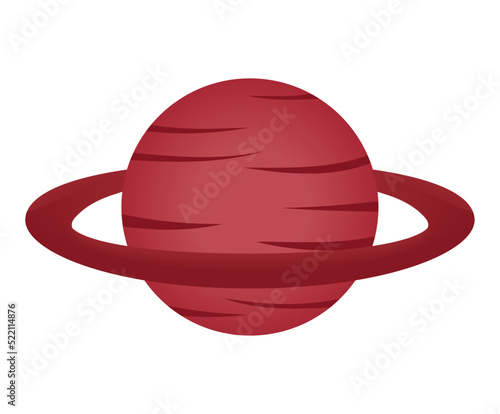 red saturn design