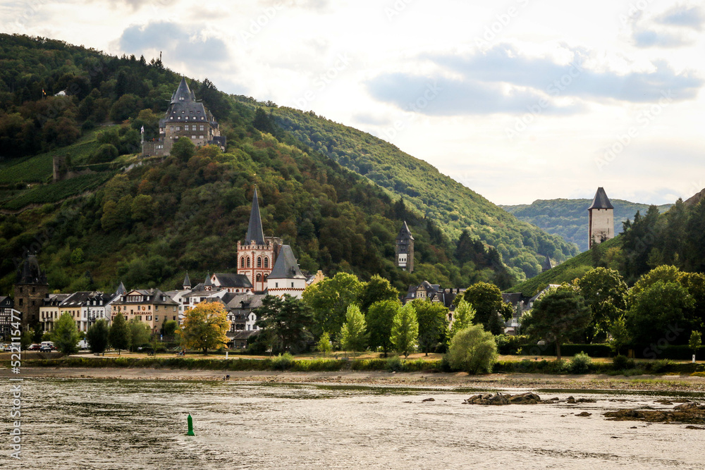 Fototapeta premium Scenes from the Rhine River, Germany