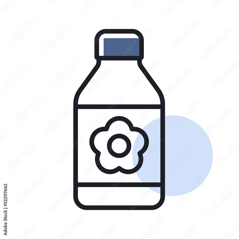 Garden packing bottle of fertilizer vector icon Garden packing bottle of fertilizer vector icon