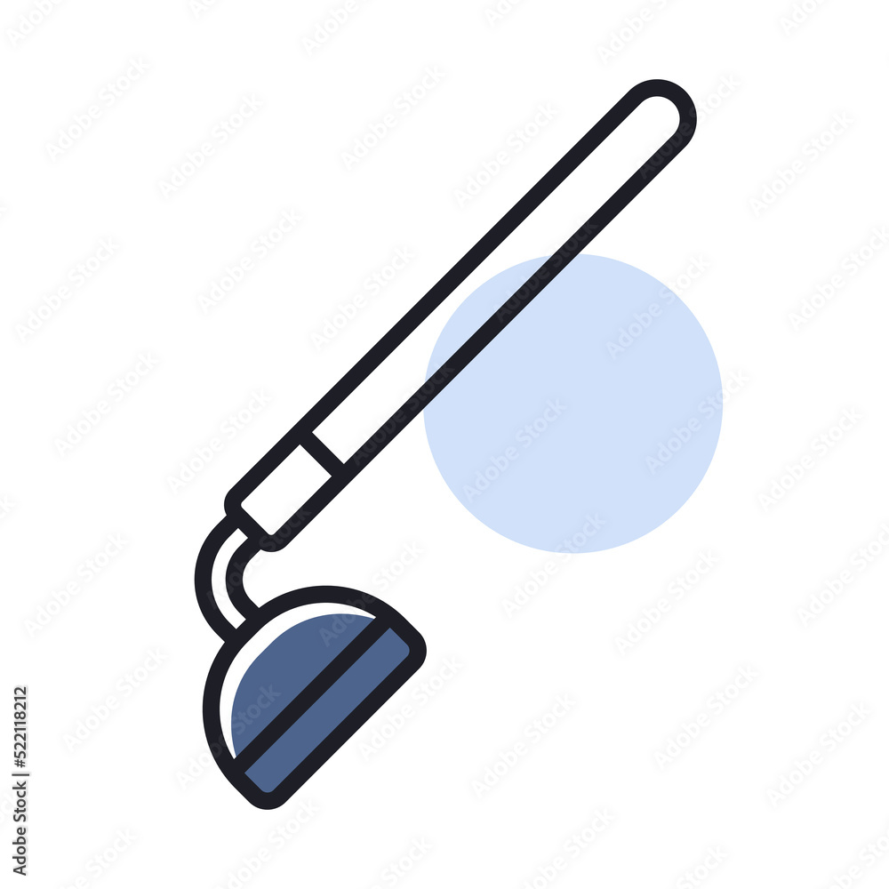 Garden hoe vector isolated icon Garden hoe vector isolated icon