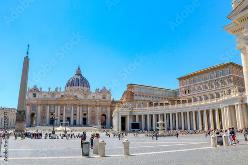 View of St. Peter's Square in the Vatican City
