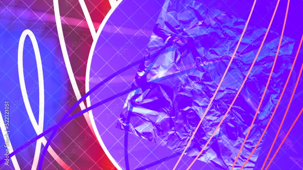 Vidéo Stock Animated insert with moving lines and shapes. Motion ...
