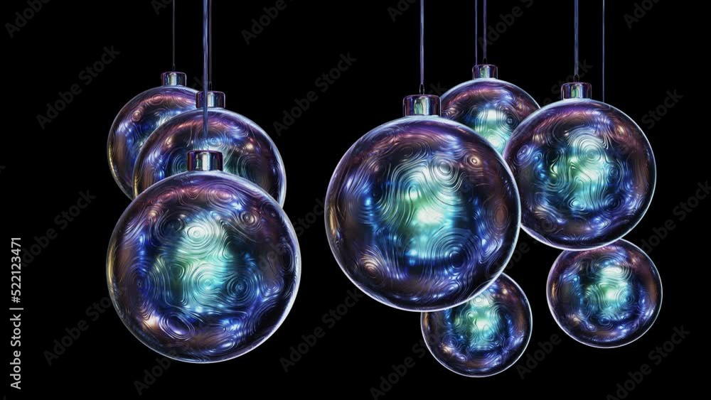 Realistic looping 3D animation of the hanging spinning fancy pattern ...