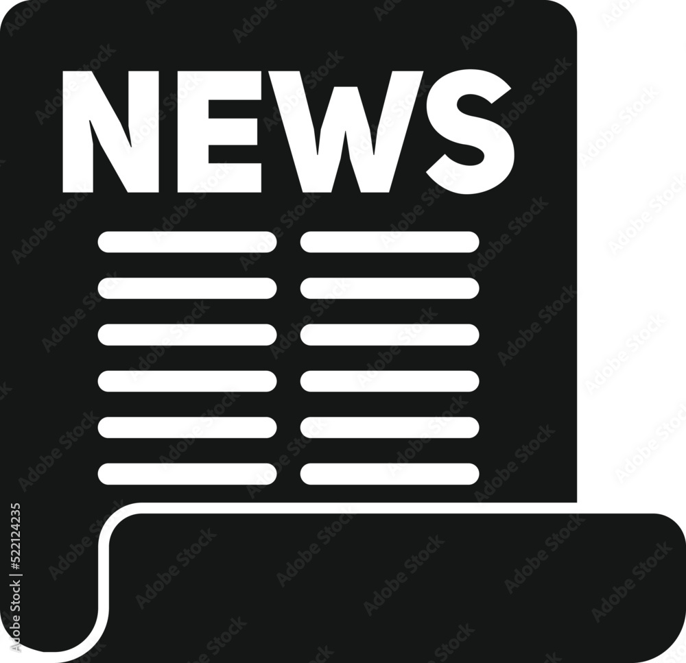 Report news paper icon simple vector. Web page Report news paper icon simple vector. Web page