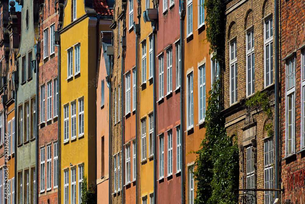 Gdańsk - kolory kamienic