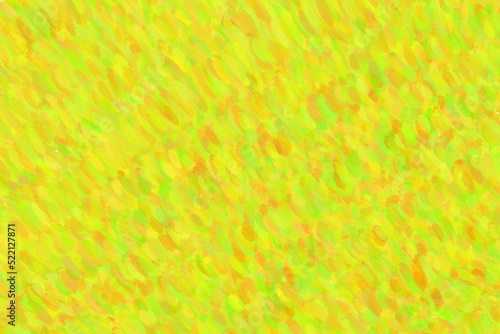 ゴッホ風タッチの背景素材　ひまわり