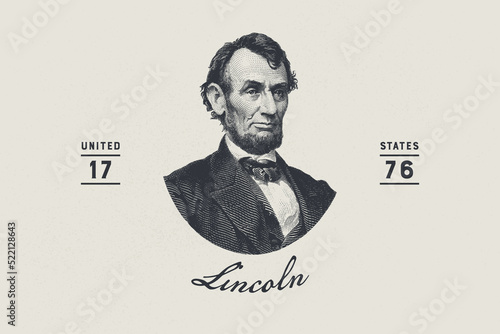 Obraz na plátně Abraham Lincoln | Farmhouse | Print | EPS10