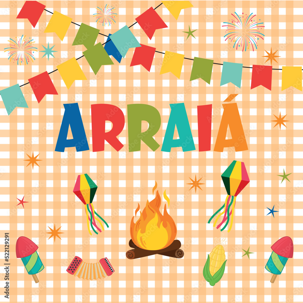 Arraia festa junina Stock Vector | Adobe Stock