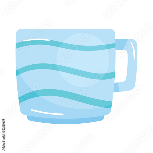 blue teacup ceramic