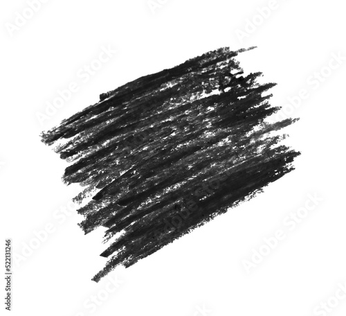 Black eyeliner Cosmetic pencil on transparent background