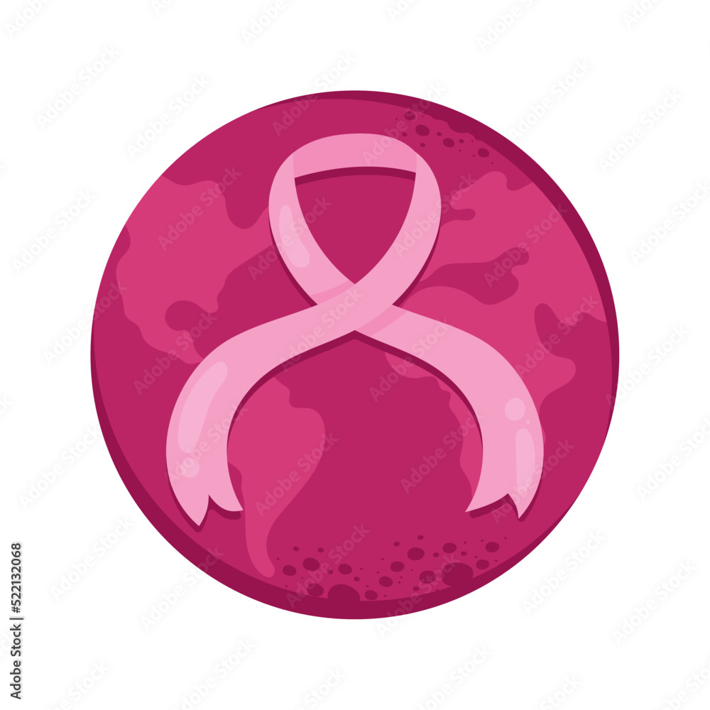 pink ribbon in earth pink ribbon in earth