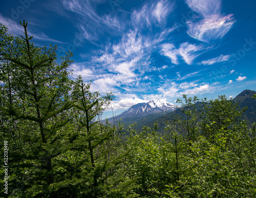 Wallpaper Mural clouds in the mountains Torontodigital.ca