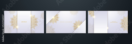 Mandala gold illustration vector ramadan background