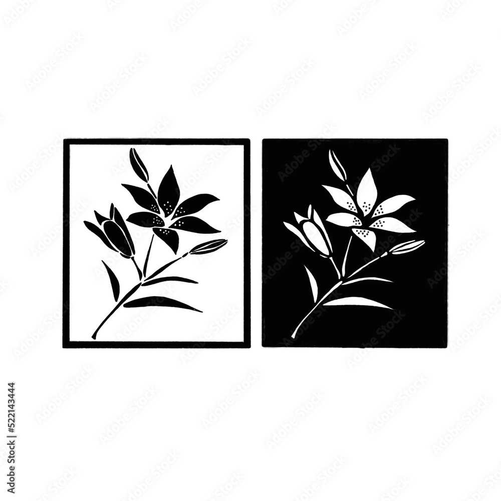 black lily design