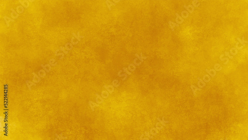 abstract yellow background or gold background with bright center spotlight, vintage grunge background texture. Yellow grunge background
