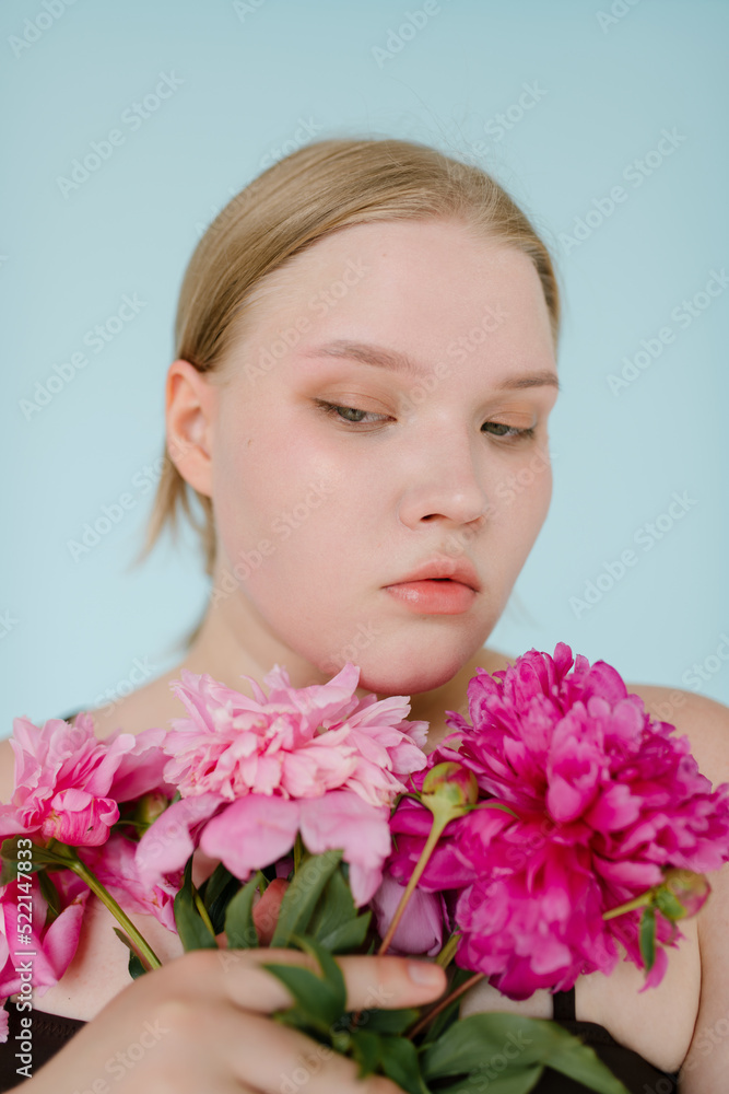 Beautiful Woman With Flower Beautiful Woman With Flower
