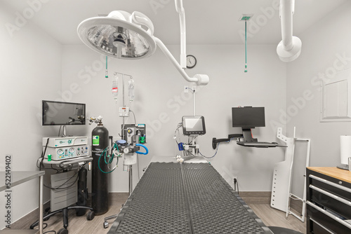 Operating Room at Veterinary Clinic photo