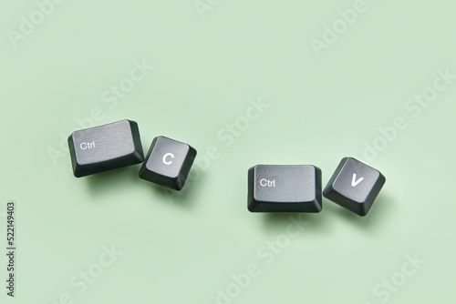 Ctrl C Ctrl V keyboard buttons photo