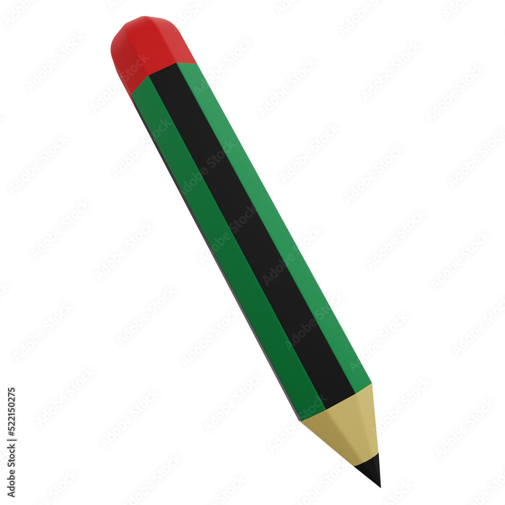 Pencil 3D Illustration Pencil 3D Illustration