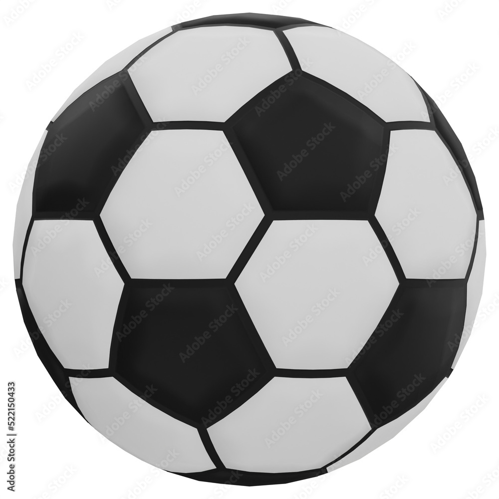 Soccer Ball 3D Illustration Soccer Ball 3D Illustration