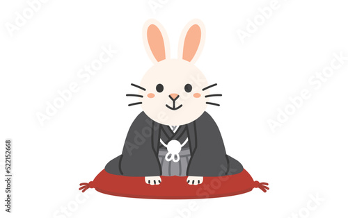 うさぎ アドビストックのデザイン かべいろ Com おしゃれ壁紙リフォーム貼り替え オリジナルインクジェット壁紙