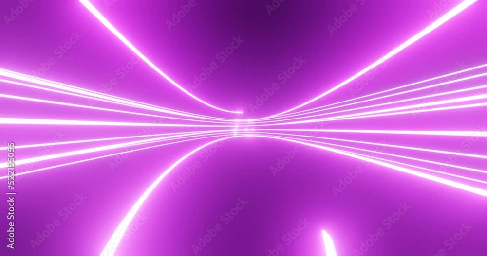 3d render with purple lines in perspective