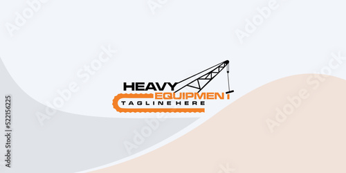 фотографія Excavator logo template