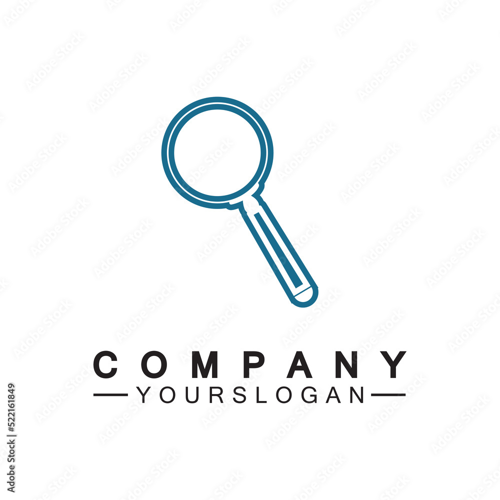Magnifying glass line icon, outline vector sign, Search symbol, logo illustration. Magnifying glass line icon, outline vector sign, Search symbol, logo illustration.