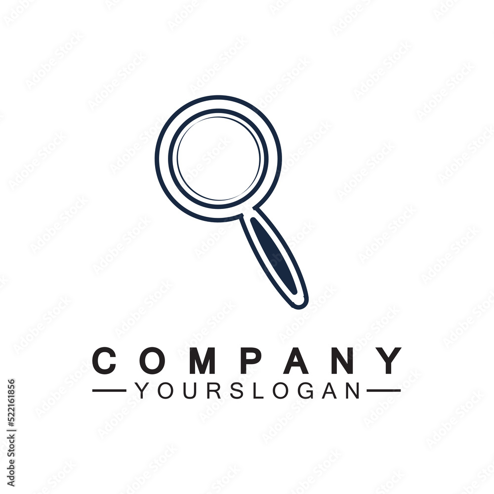 Magnifying glass line icon, outline vector sign, Search symbol, logo illustration. Magnifying glass line icon, outline vector sign, Search symbol, logo illustration.
