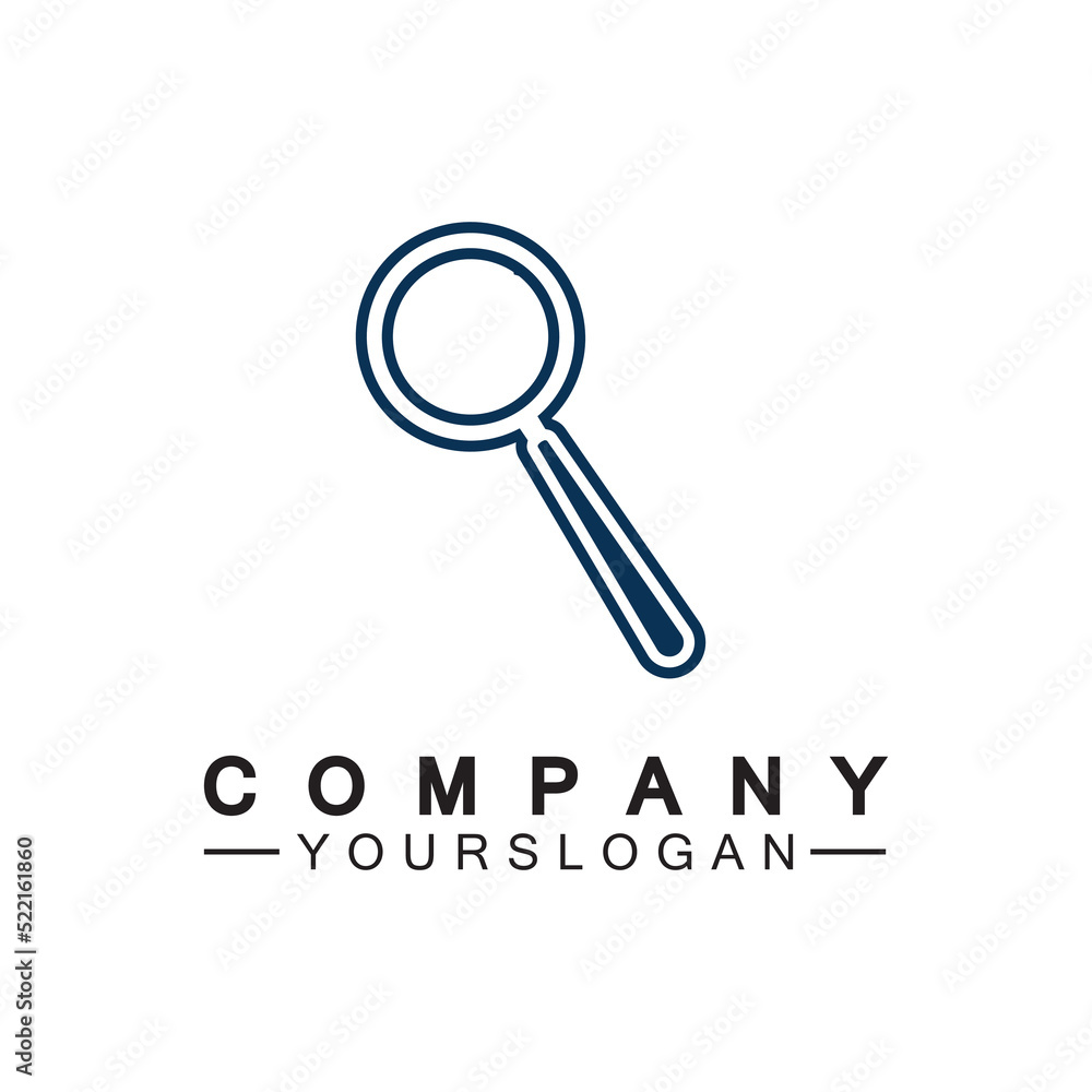 Magnifying glass line icon, outline vector sign, Search symbol, logo illustration. Magnifying glass line icon, outline vector sign, Search symbol, logo illustration.