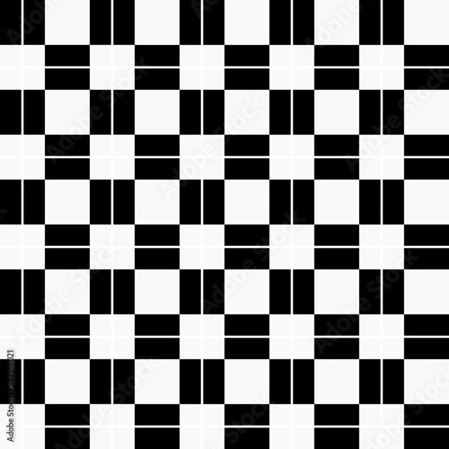 black and white square background